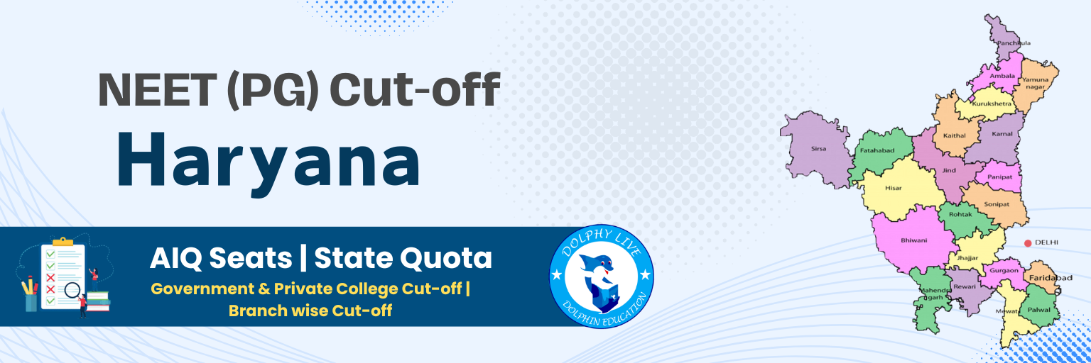Haryana NEET PG Cut off Banner