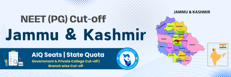 Jammu and Kashmir NEET PG Cut off Banner