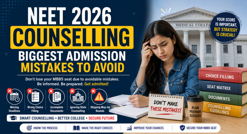 NEET 2026 biggest mistakes to avoid