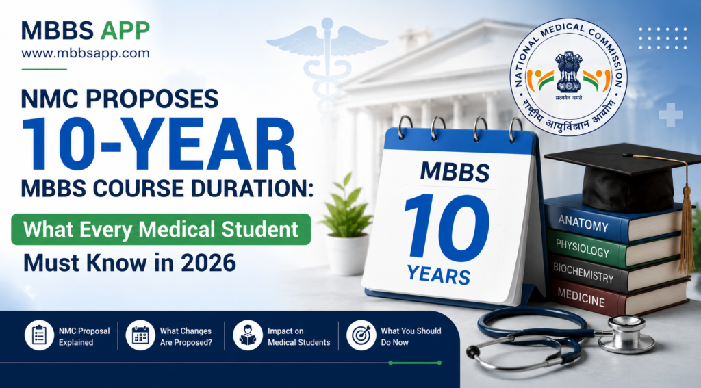 NMC MBBS course duration 2026