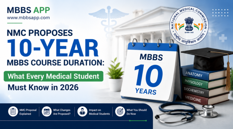 NMC MBBS course duration 2026