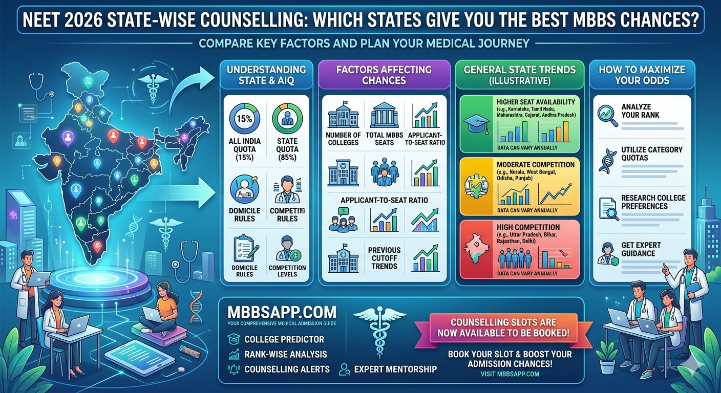 NEET 2026 State Wise Counselling